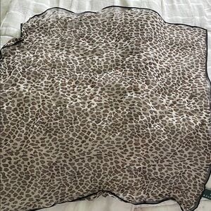 Vintage Ralph Lauren Leopard Print Scarf